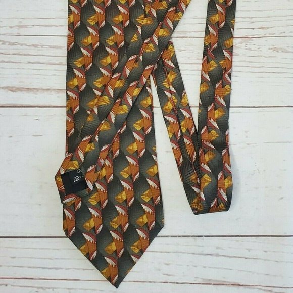Rare Ermenegildo Zegna %100 Seta Silk Italian Tie - Picture 9 of 12